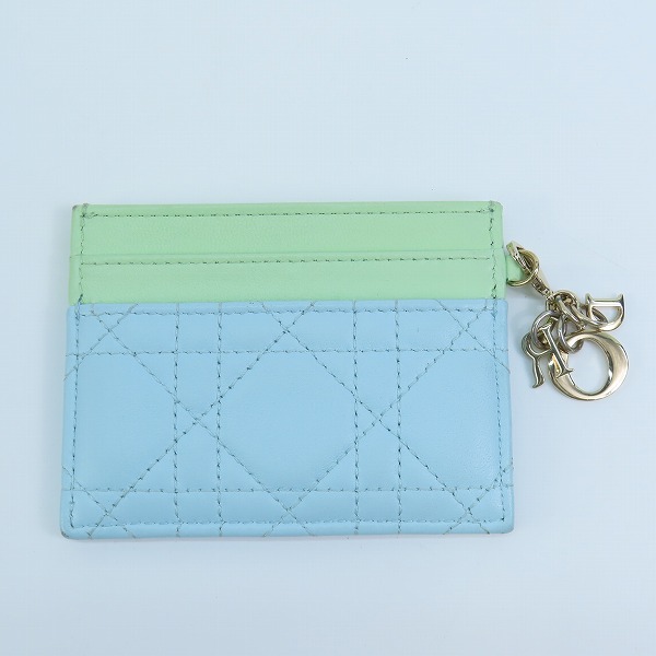 実際に弊社で買取させて頂いたDIOR/ディオール Lady Dior/レディディオール カードホルダーの画像 1枚目