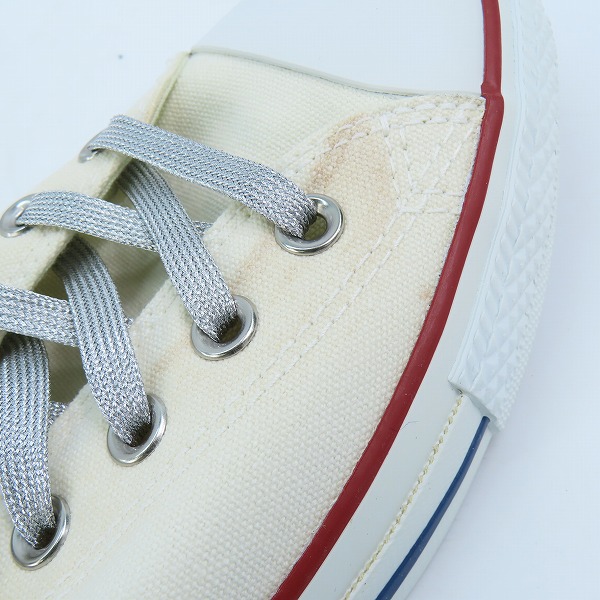 実際に弊社で買取させて頂いたCONVERSE/コンバース ALL STAR G&S OX 100th Anniversary Collection/オールスター 100周年 ホワイト/26.5の画像 6枚目