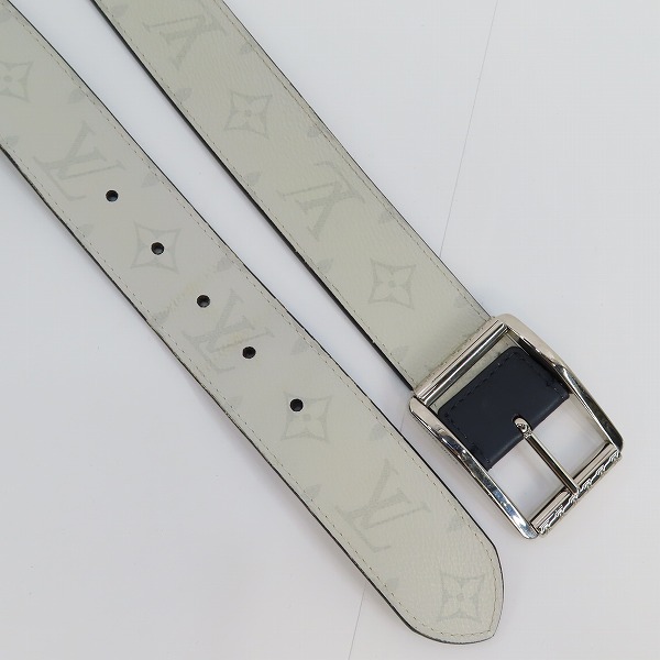 実際に弊社で買取させて頂いたLOUIS VUITTON/ルイヴィトン サンチュール  PVC×レザー ベルト  M0003 100/40の画像 4枚目