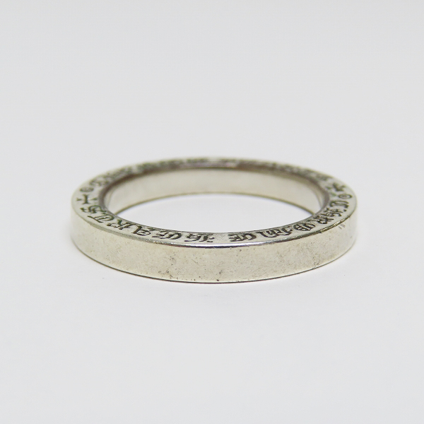実際に弊社で買取させて頂いたCHROME HEARTS/クロムハーツ 3mm スペーサーリング プレーン 19号の画像 3枚目