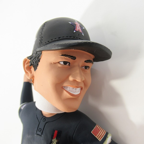 実際に弊社で買取させて頂いたFOCO PLAYER BOBBLE ボブルヘッド  ASG/オールスター 2021 大谷翔平 二刀流 Spinning Base 首振り フィギュアの画像 3枚目