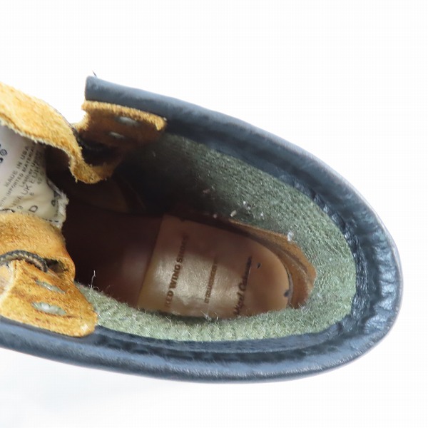 実際に弊社で買取させて頂いたRED WING×Nigel Cabourn/レッドウィング×ナイジェルケーボン HarrisTweed/ハリスツイード マンソンブーツ 4619/9Dの画像 4枚目