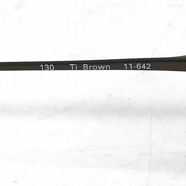 実際に弊社で買取させて頂いたOAKLEY/オークリー WHY3  TITANIUM3 130 Ti Brown 11-642 アイウエア/メガネフレームの画像 5枚目