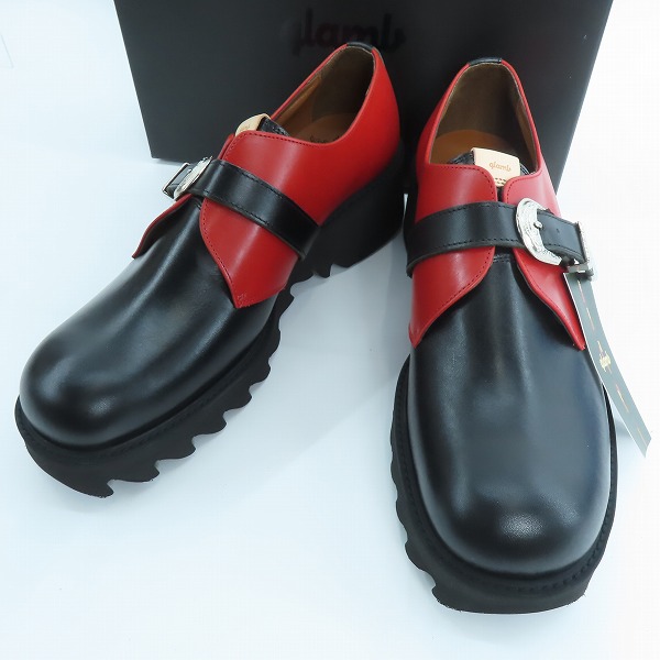 実際に弊社で買取させて頂いた【未使用】glamb/グラム Belted Shark Sole Shoes/ベルテッドシャークソールシューズ GB0421/AC03 /4