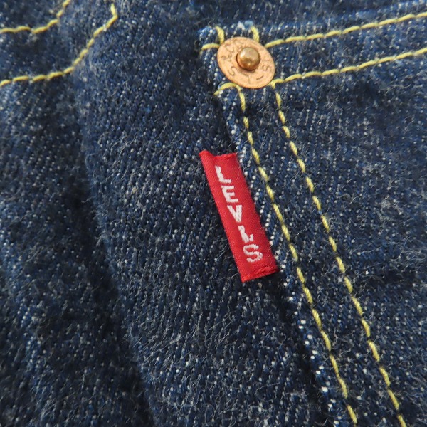 実際に弊社で買取させて頂いたLEVIS/リーバイス 506 1st ビッグE デニムジャケット J22刻印 71506-XX/42の画像 5枚目