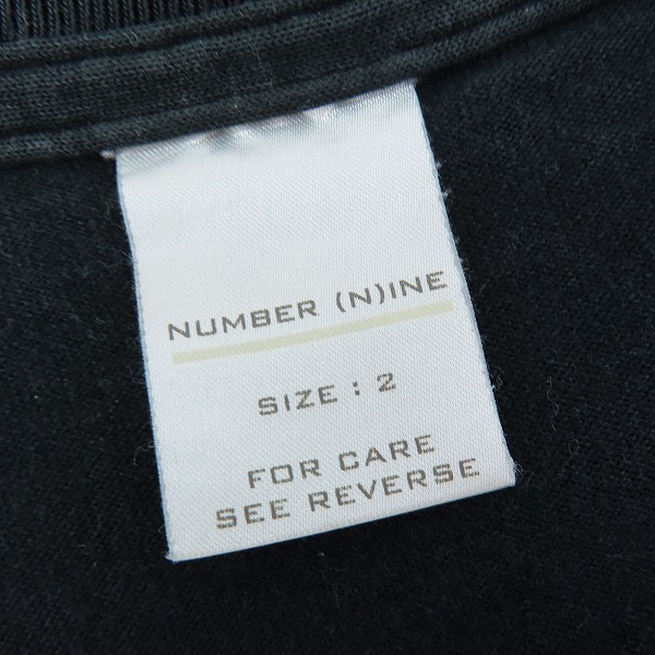 実際に弊社で買取させて頂いたNUMBER (N)INE/ナンバーナイン Vandalism Tee ハート涙 半袖Tシャツ/2の画像 2枚目
