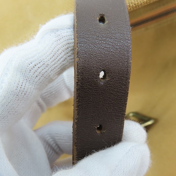 実際に弊社で買取させて頂いたPORTER/ポーター レザー×キャンバス ショルダーバッグの画像 6枚目