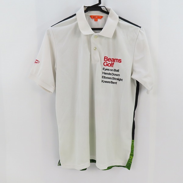 実際に弊社で買取させて頂いたBEAMS GOLF/ビームスゴルフ ポロシャツ ホワイト 82-02-0513-336/M