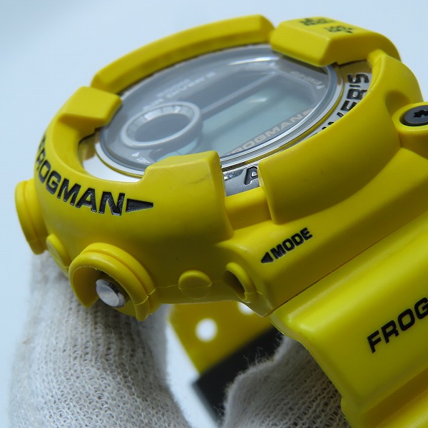 実際に弊社で買取させて頂いたG-SHOCK/G-ショック FROGMAN 99/フロッグマン 99 イエロー DW-8250YU-9T【動作未確認】の画像 5枚目