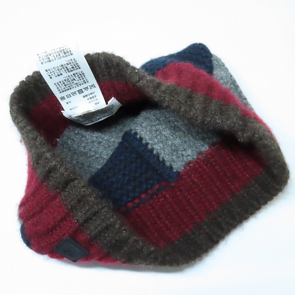 実際に弊社で買取させて頂いたHERMES/エルメス カシミヤ100％ ニット帽/ニットキャップ/帽子の画像 2枚目