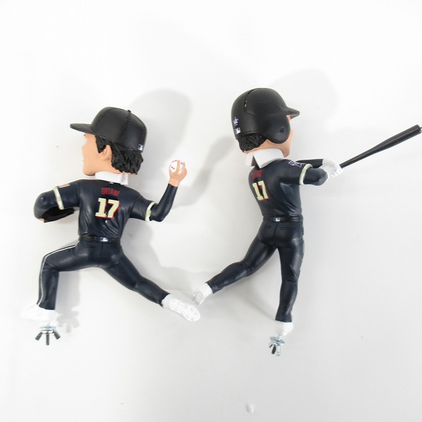 実際に弊社で買取させて頂いたFOCO PLAYER BOBBLE ボブルヘッド  ASG/オールスター 2021 大谷翔平 二刀流 Spinning Base 首振り フィギュアの画像 2枚目