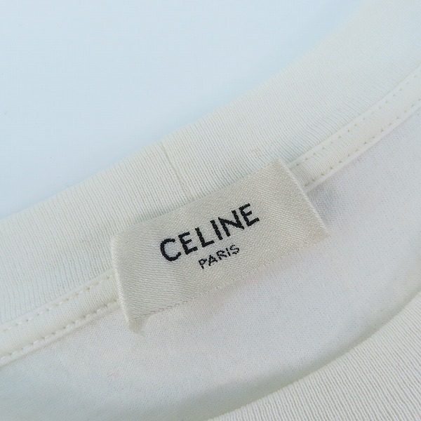 実際に弊社で買取させて頂いたCELINE/セリーヌ ロゴ 半袖 Tシャツ/カットソー 2X681671Q/Sの画像 2枚目