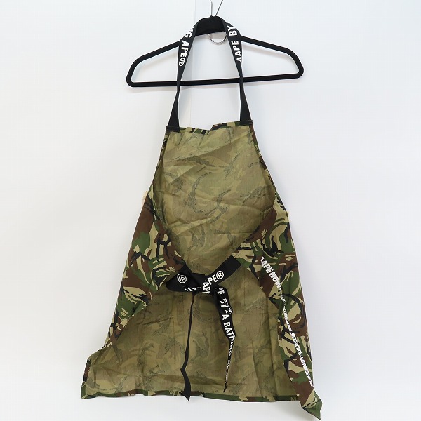 実際に弊社で買取させて頂いたAAPE BY A BATHING APE × MENYA MUSASHI/エーエイプ バイ アベイシングエイプ × 麺屋武蔵 APRON/エプロン 180/96Aの画像 1枚目