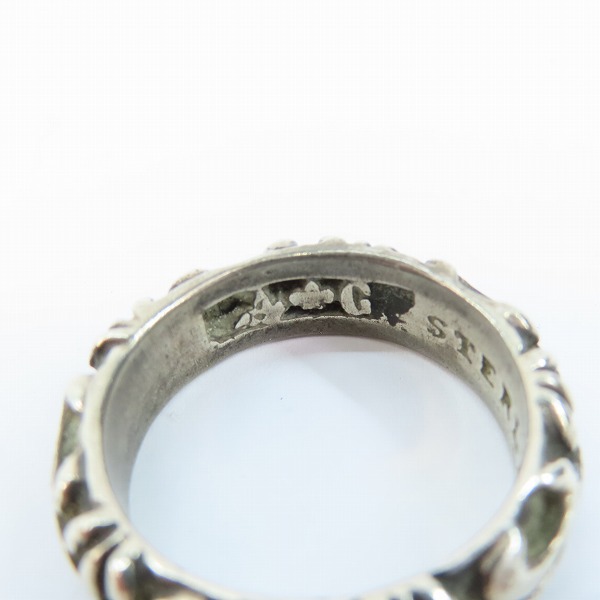 実際に弊社で買取させて頂いたA&G/エーアンドジー シリンダー リング 指輪 26号の画像 4枚目