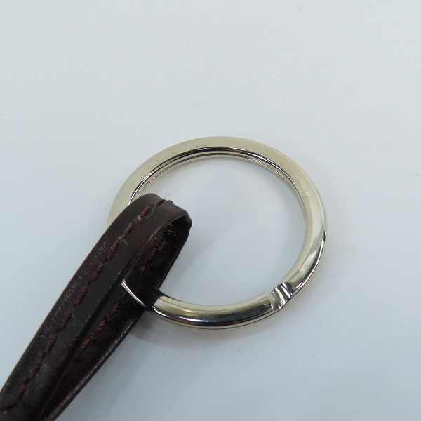 実際に弊社で買取させて頂いた(1)JOHN LOBB/ジョンロブ  POMPOM KEYRING/キーホルダー キーリング バーガンディの画像 5枚目