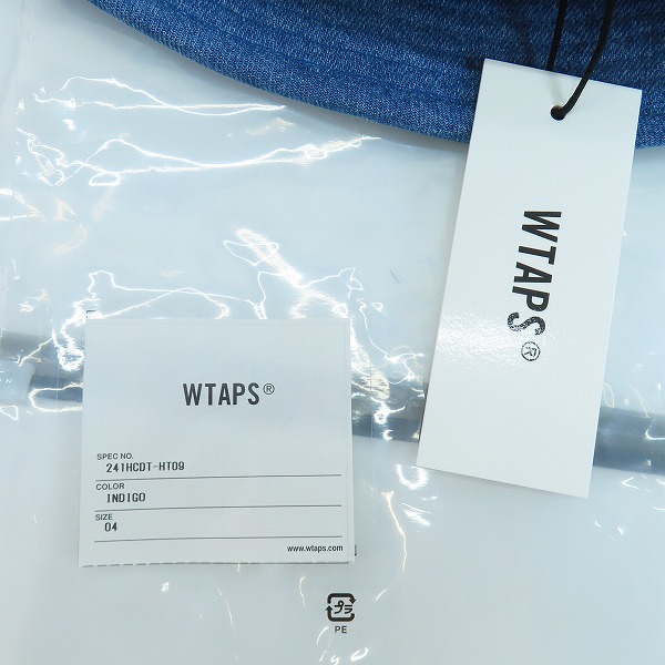 実際に弊社で買取させて頂いたWTAPS/ダブルタップス BUCKET 01 / HAT / COTTON. DENIM. SIGN 241HCDT-HT09/X04の画像 8枚目