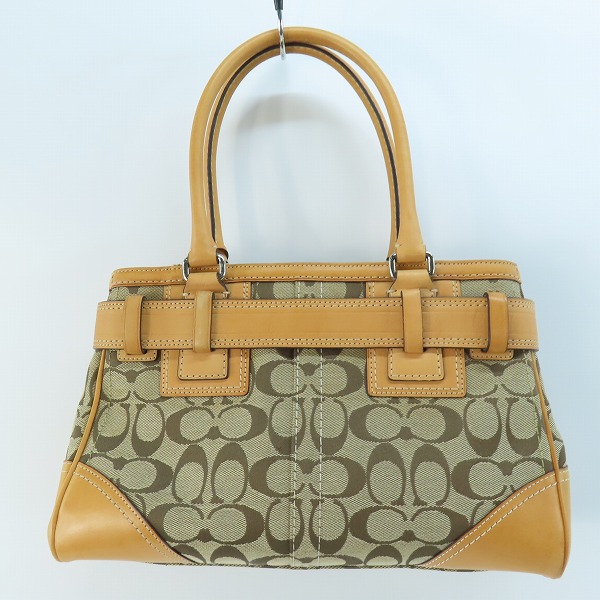 実際に弊社で買取させて頂いたCOACH/コーチ ハンプトンズ ミディアムキャリーオール ハンドバック G0873-F10245の画像 1枚目