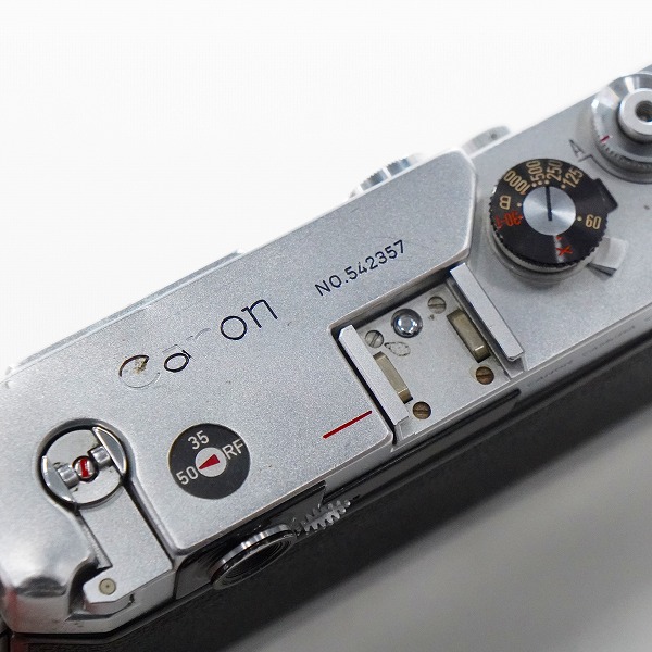 実際に弊社で買取させて頂いたCanon/キャノン MODEL VT de luxe ヴィンテージ フィルムカメラ ボディ シャッター確認済みの画像 4枚目