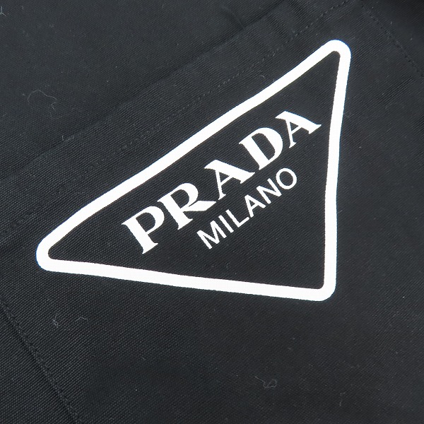 実際に弊社で買取させて頂いた【JPタグ】PRADA/プラダ ダブルマッチポプリンシャツ UCS406 S212 1ZVI/XLの画像 9枚目