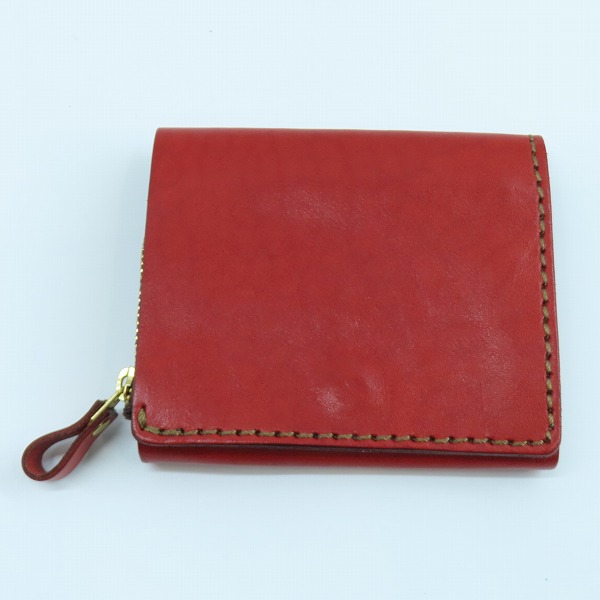 実際に弊社で買取させて頂いたHERZ/ヘルツ レザー 二つ折り L字ファスナー ミニウォレット/財布