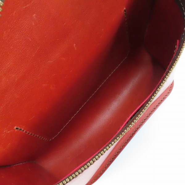 実際に弊社で買取させて頂いたHERZ/ヘルツ レザー ショルダーバッグ レッドの画像 3枚目