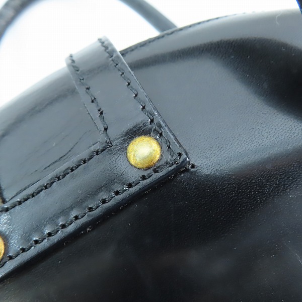 実際に弊社で買取させて頂いたBALLY/バリー レザー ハンドバッグ ブラックの画像 6枚目