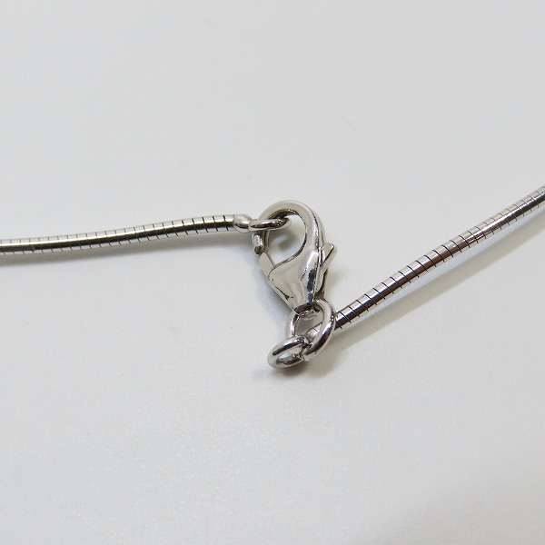 実際に弊社で買取させて頂いたHERMES/エルメス H チャーム ポップアッシュ ワイヤー ネックレスの画像 5枚目