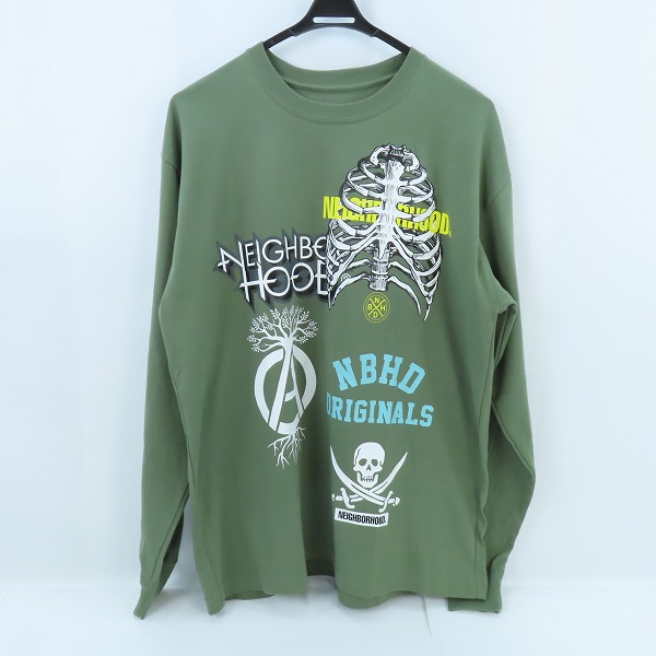 実際に弊社で買取させて頂いたNEIGHBORHOOD/ネイバーフッド 24aw ラバープリントTシャツ NH. TEE LS-17/M