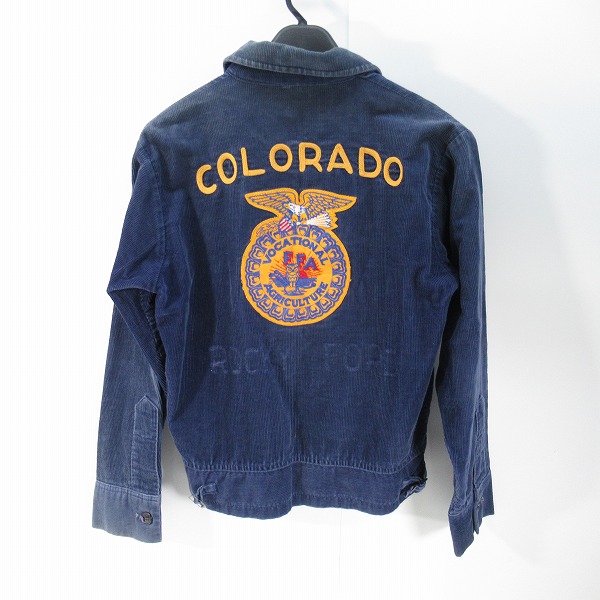 実際に弊社で買取させて頂いたNATIONAL FFA/アメリカ国立農業学校 ファーマーズ ヴィンテージ/ビンテージ コーデュロイ ジャケット/36の画像 1枚目