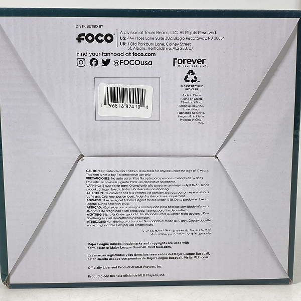 実際に弊社で買取させて頂いたFOCO BIG HEADS ロサンゼルス・ドジャース ＃17 大谷翔平 打者 ボブルヘッド フィギュア 首振り人形の画像 6枚目