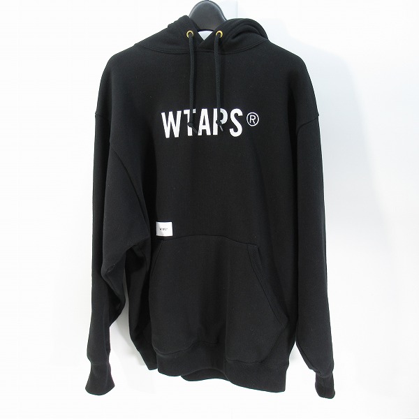 実際に弊社で買取させて頂いたWTAPS/ダブルタップス 24SS SIGN HOODY COTTON TSSC/フーディスウェットシャツ パーカー/241ATDT-CSM02/02