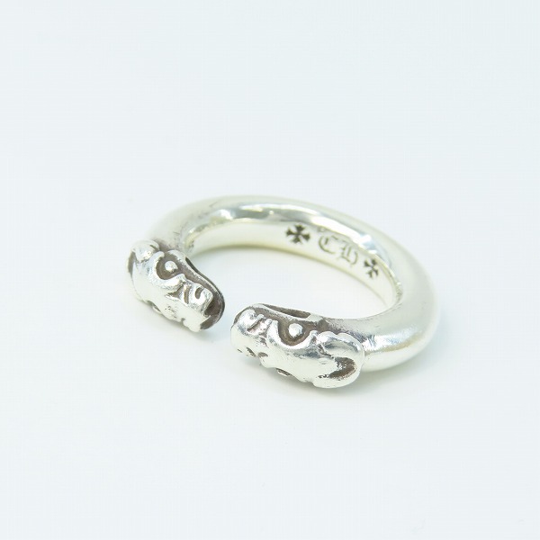 実際に弊社で買取させて頂いたCHROME HEARTS/クロムハーツ DOUBLE DOG RING/ダブルドッグ リング/16号