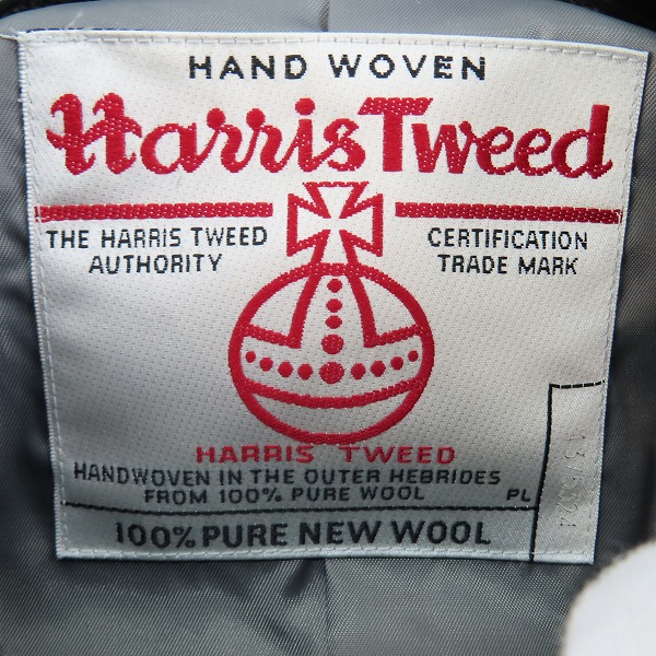 実際に弊社で買取させて頂いたURBAN RESEARCH ROSSO/アーバンリサーチ ロッソ Harris Tweed ウールコート RA77-17M002 /Mの画像 2枚目