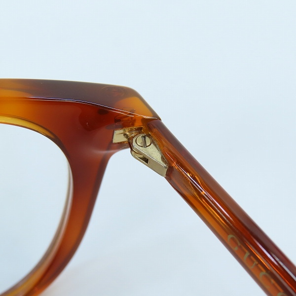 実際に弊社で買取させて頂いたGUCCI/グッチ インターロッキングG ビー メガネフレーム アイウェア GG0155OA 002 の画像 6枚目