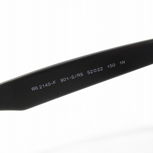 実際に弊社で買取させて頂いたRay-Ban/レイバン WAYFARER/ウェイファーラー サングラス RB2140-F 901の画像 4枚目