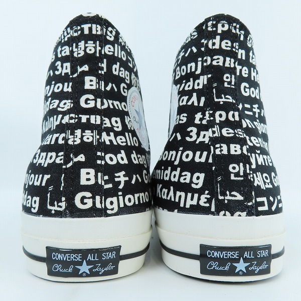 実際に弊社で買取させて頂いたCONVERSE/コンバース ALL STAR 100 MULTI LINGUAL HI/オールスター 100マルチリンガル ハイカット スニーカー 1SC314/29.0の画像 1枚目