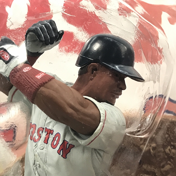 実際に弊社で買取させて頂いた【未開封】McFARLANE TOYS/マクファーレントイズ ボストン・レッドソックス #24 MANNY RAMIREZ フィギュアの画像 4枚目
