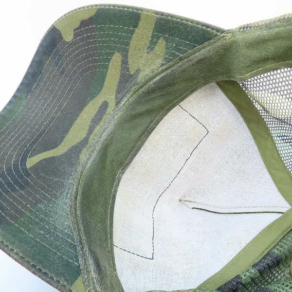 実際に弊社で買取させて頂いたCHROME HEARTS/クロムハーツ TRUCKER CAP/カモフラ/迷彩 CHクロスボタン トラッカー メッシュキャップ/4の画像 6枚目