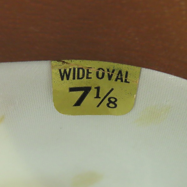 実際に弊社で買取させて頂いたDobbs/ドブス ヴィンテージ フェドラハット 7-1/8の画像 8枚目