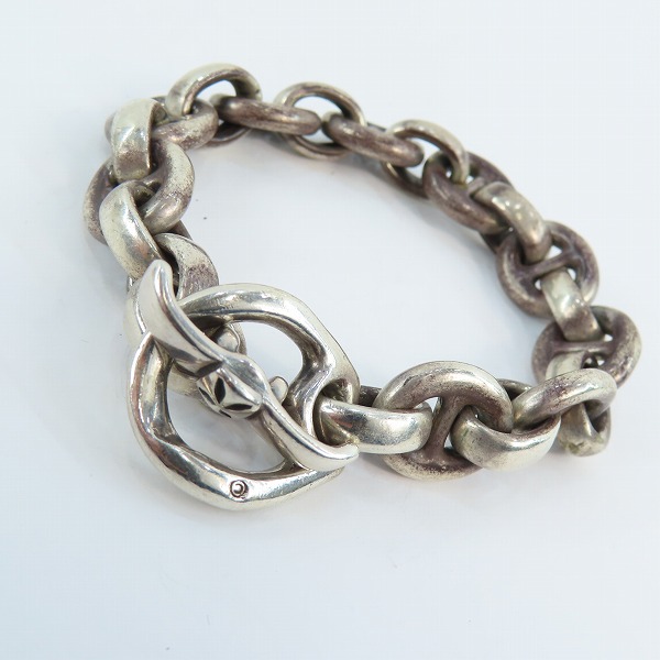 実際に弊社で買取させて頂いたBill Wall Leather/BWL/ビルウォールレザー ボートリンク ブレスレット 