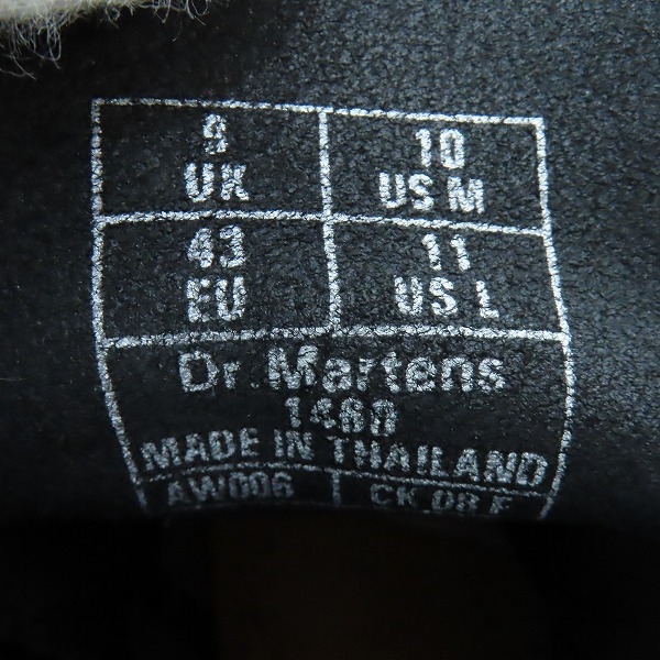 実際に弊社で買取させて頂いたDr Martens/ドクターマーチン 1460 ジャングルブーツ UK9の画像 5枚目