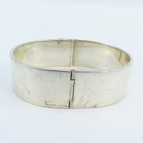 実際に弊社で買取させて頂いたGUCCI/グッチ 925 シルバー ブレスレット/バングルの画像 3枚目