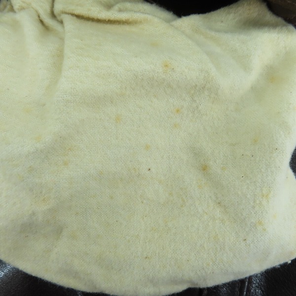 実際に弊社で買取させて頂いたSchott/ショット G-1タイプ ボアライナー付き ミリタリー ジャケット/44の画像 8枚目