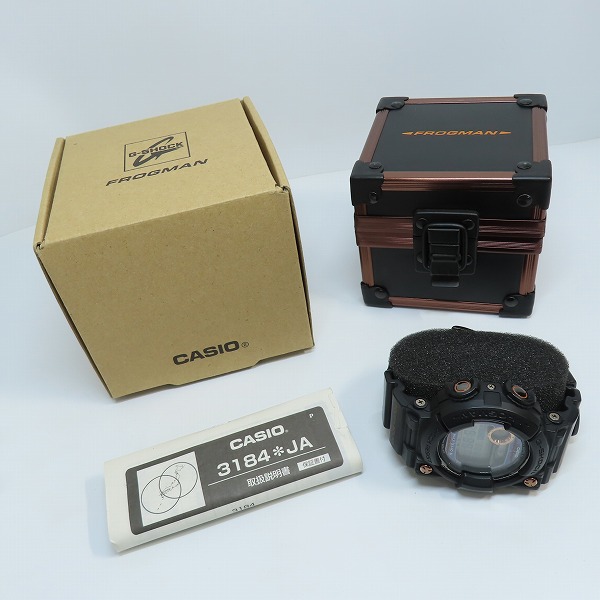 実際に弊社で買取させて頂いたG-SHOCK/Gショック FROGMAN フロッグマン ソーラー電波 GWF-1000B-1JRの画像 8枚目