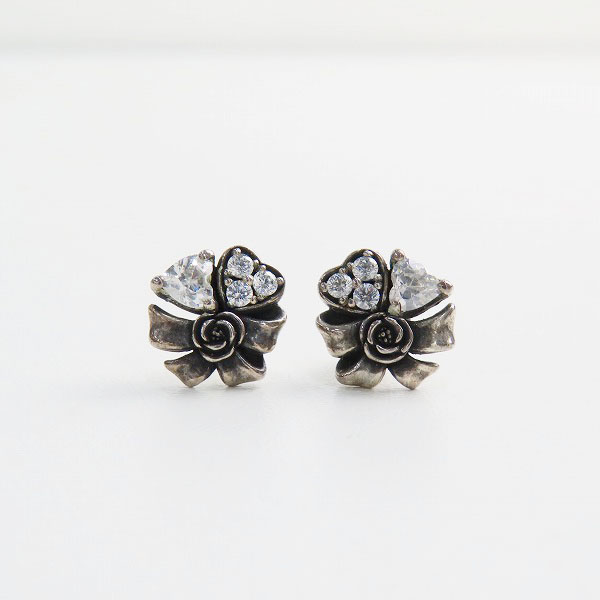 実際に弊社で買取させて頂いた【ギャラ付】KONRON/コンロン ポストK18 ピアスの画像 1枚目