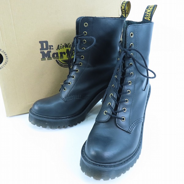 実際に弊社で買取させて頂いたDr.Martens/ドクターマーチン KENDRA/ケンドラ 10ホール レースアップ ヒールブーツ 23927001/UK6