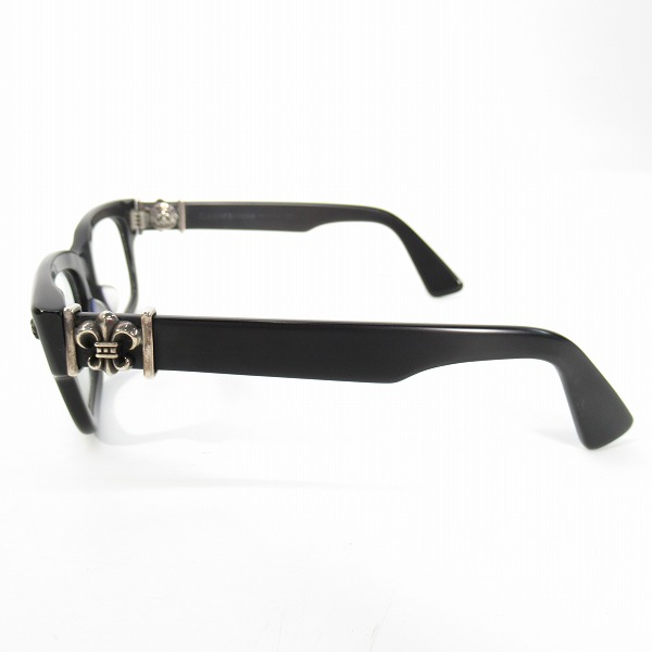 実際に弊社で買取させて頂いたCHROME HEARTS/クロムハーツ BAGDANG2-A マットブラック メガネフレーム/アイウェアの画像 1枚目