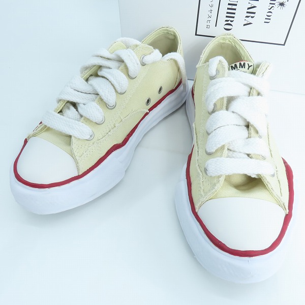 実際に弊社で買取させて頂いたMaison MIHARA YASUHIRO/メゾン ミハラヤスヒロ オリジナル ソール キャンバス ロートップ/ローカット スニーカー A04FW729/41