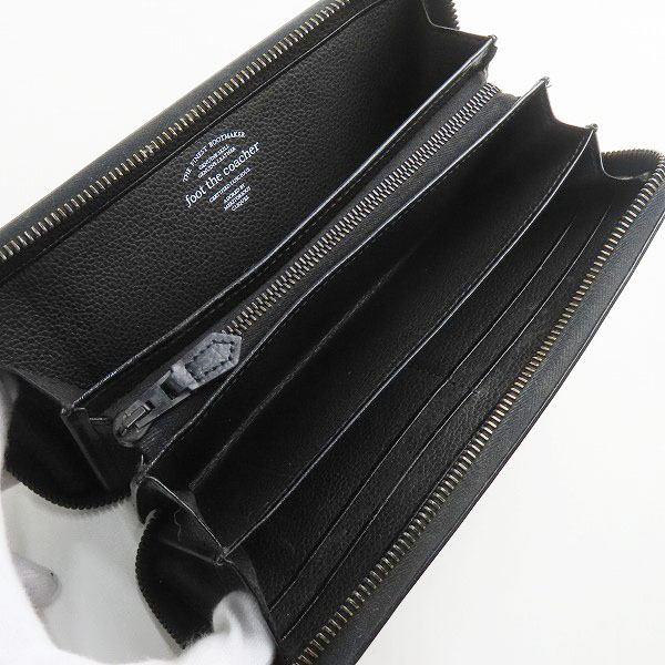 実際に弊社で買取させて頂いたfoot the coacher/フットザコーチャー LONG ZIP WALLET ラウンドジップ長財布 fta2234002の画像 3枚目