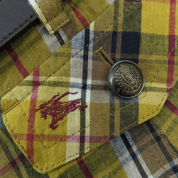 実際に弊社で買取させて頂いたBurberry London BLUE LABEL/バーバリーロンドン ブルーレーベル ノバチェック ベルト ワンピース E1J52-202-60/38の画像 5枚目